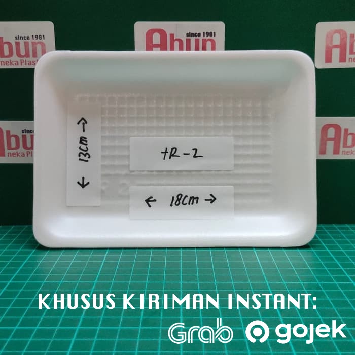 

Terlaris Tray Styrofoam Tr-2 Isi 250Pcs