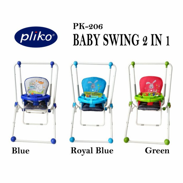 Terlaris Pliko Swing Pk-206 Ayunan Bayi Pliko 206