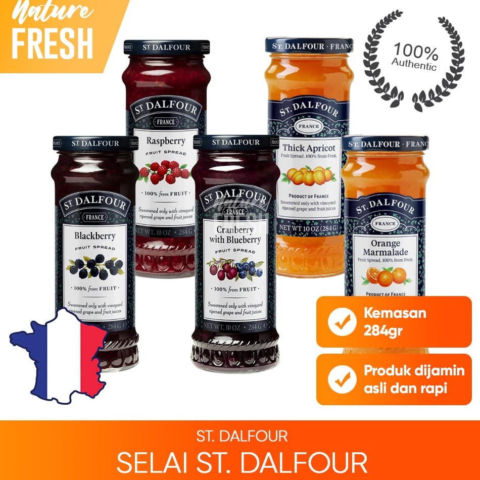 

[KODE PRODUK PRSL96462] Selai St. Dalfour All Varian Passion Fruit - Selai France 284 gr