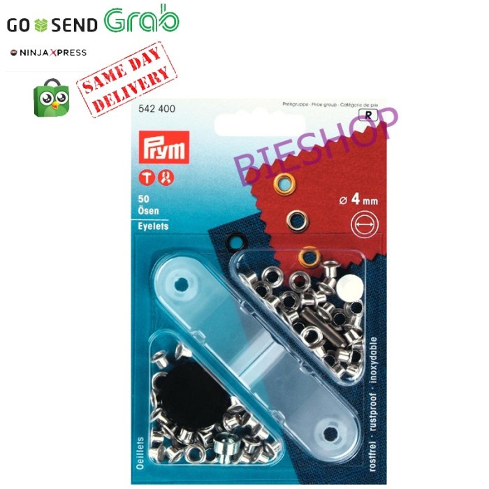 

Terlaris Mata Ayam (Eyelets) Silver 4Mm - 542400 Prym