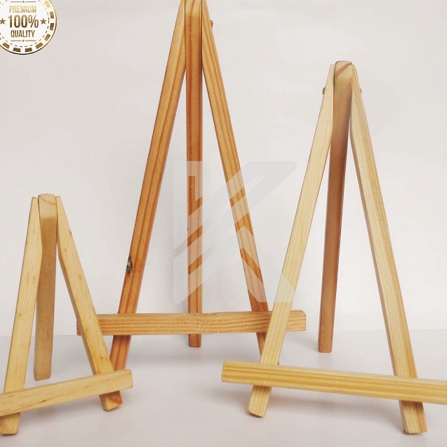 

[KODE PRODUK KABHD8289] Wooden Easel - Stand Lukis Kayu Pinus