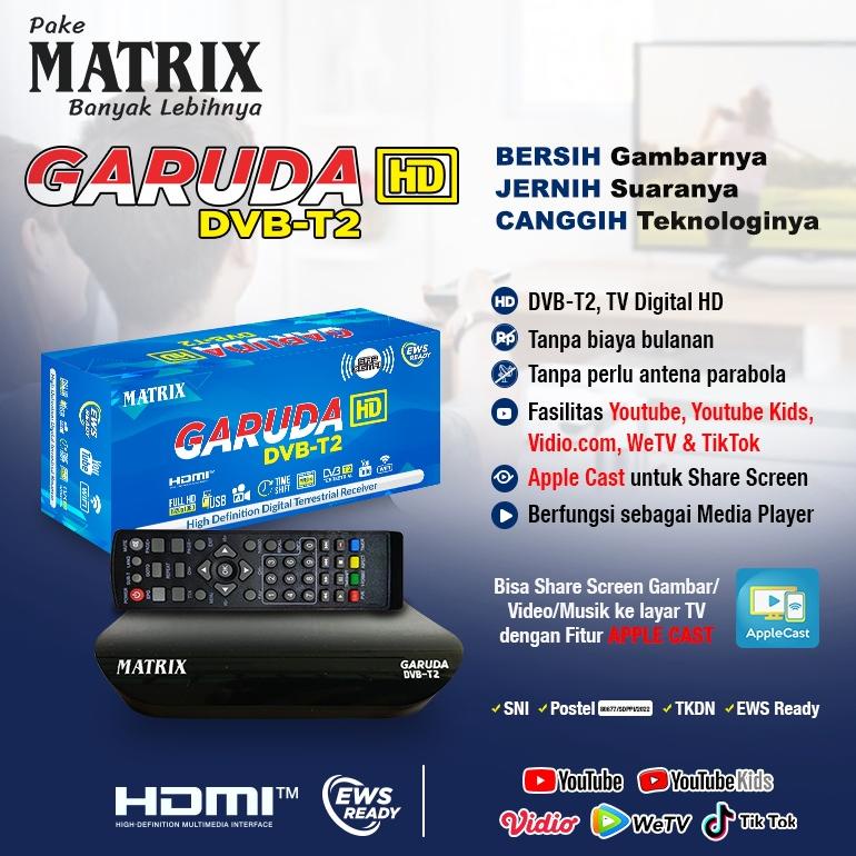 Viral Set Top Box Dvbt2 Receiver Matrix Garuda Hd Msx
