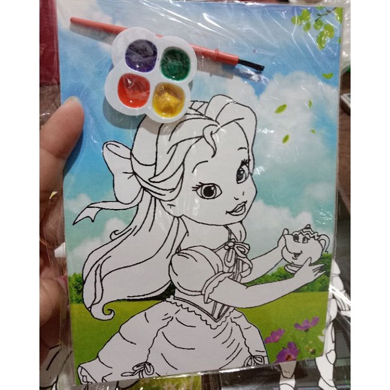 

[KODE PRODUK CKHLS3879] Mainan Mewarnai Cat Air 1pack isi 20pcs