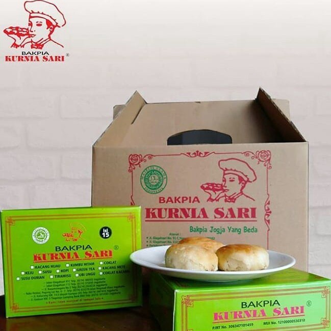 

[KODE PRODUK 06CPJ8889] Bakpia kurnia sari isi 15, oleh oleh yogya camilan sehat