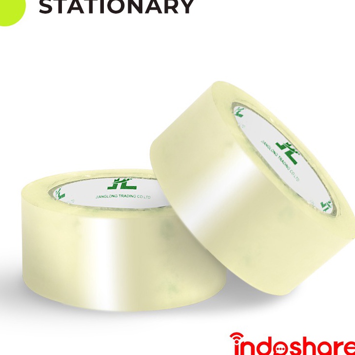 

༄ᶦᶰᵈ᭄ XV 10259 Lakban Bening / Opp Tape 48mm x 100 Yard x 48 Micron TERBARU ᴹᴿ°᭄