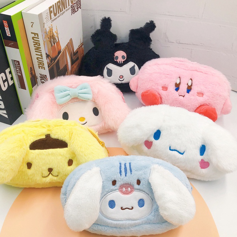 

Best Seller.. SANRIO POUCH DOMPET KOSMETIK SERBAGUNA TEMPAT PENSIL ANAK DEWASA / PENCIL CASE COSMETIC POUCH SANRIO CINNAMOROLL KUROMI MELLODY BULU POM2 AHT