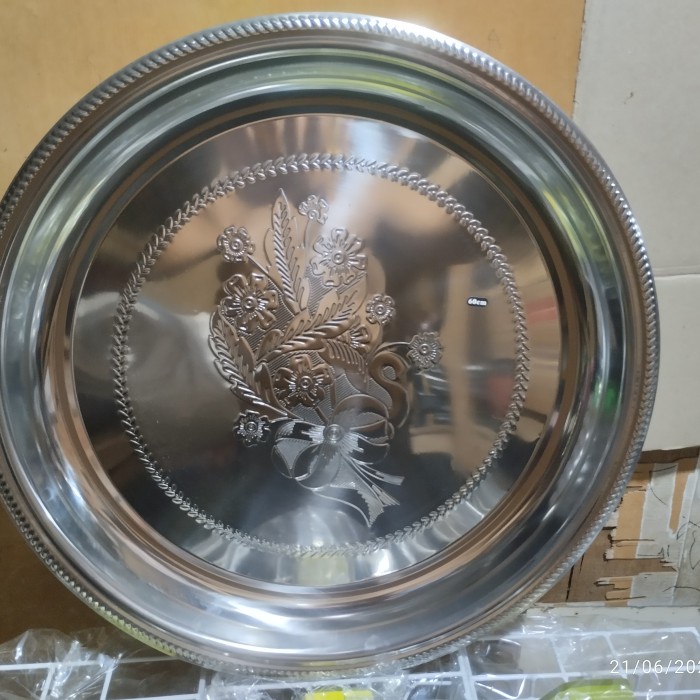Best Seller Nampan Bulat Stainless 60Cm