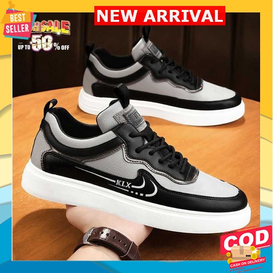 Sepatu Cowok Bertali Keluaran Terbaru Bahan Ringan Sneakers Pria Casual Modis Original Sepatu Sneake