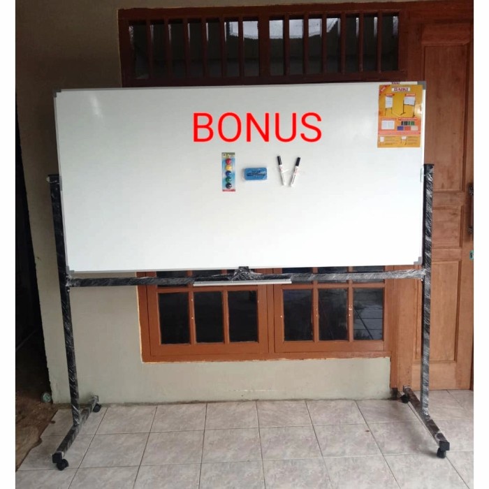 

Terlaris Papan Tulis / Whiteboard Daiki Magnet Single Face Stand Uk 90X180 Cm