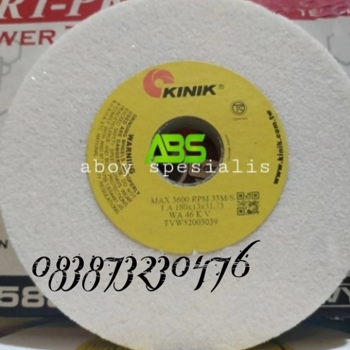 batu gerinda duduk kinik 180 x 13 x 31.75 wa 46 KINIK