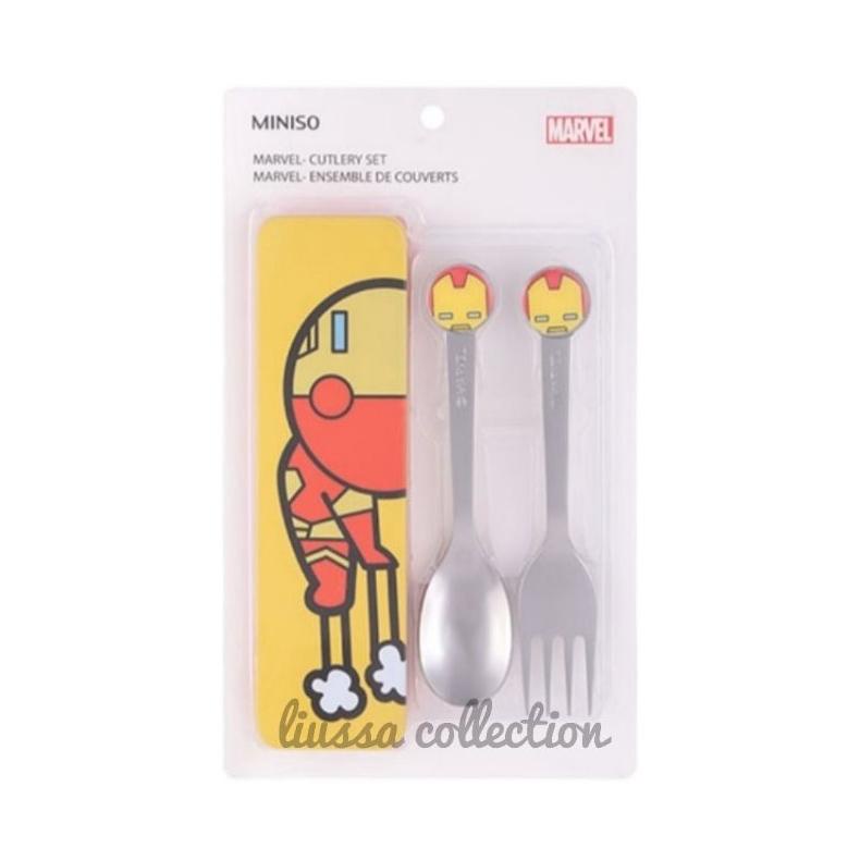 Grosir Alat Makan Miniso - Marvel Cutlery Set Msx