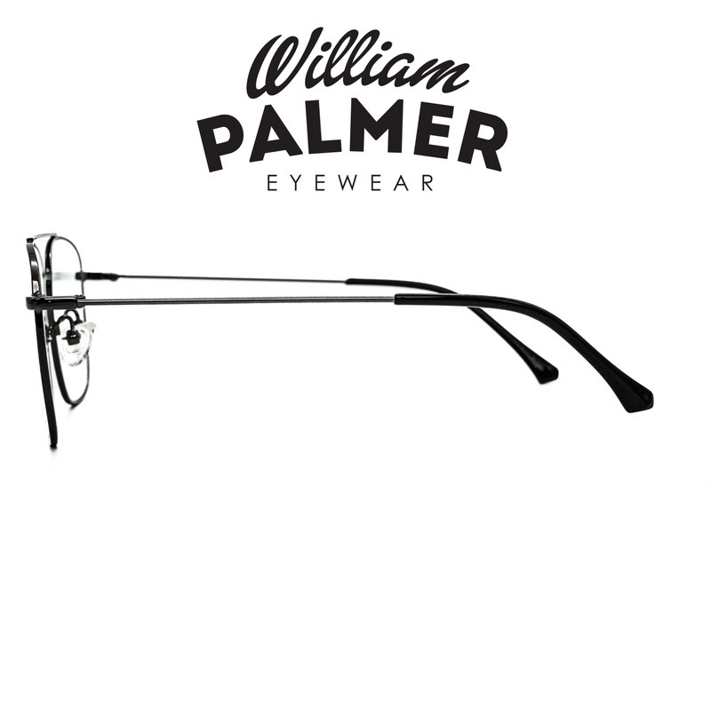 William Palmer Kacamata Pria Wanita Metal 3136 C2 Gunmetal