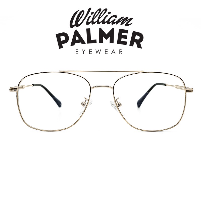 William Palmer Kacamata Pria Wanita Metal 35021 C5 Gold