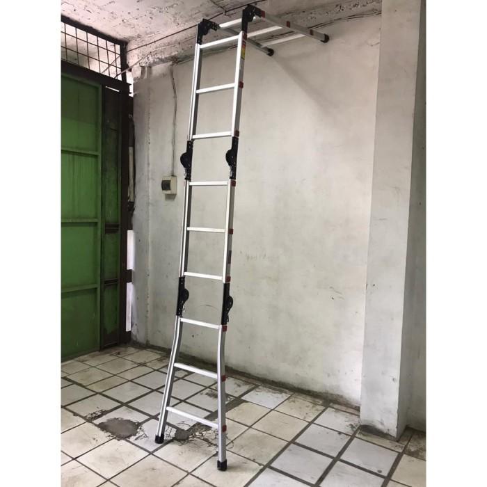 TANGGA MULTIPURPOSE 370 CM TANGGA LIPAT PREMIUM ALUMUNIUM FORTUNA