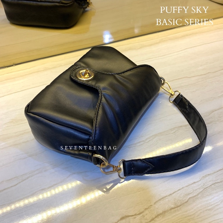 RECOMENDED|| ARCELL - PUFFY SKY BASIC SLINGBAG KOREAN l Tas Selempang Wanita