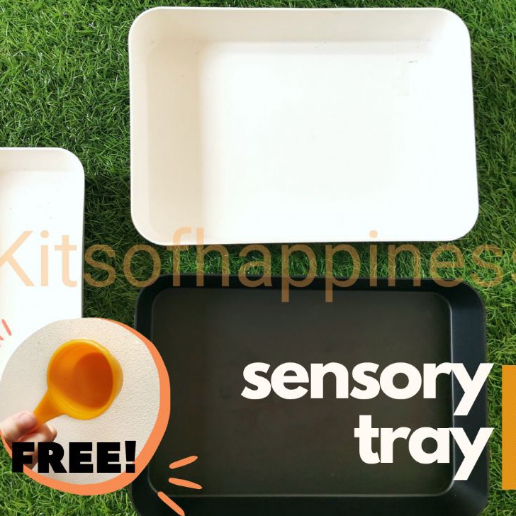 New Sensory tray nampan bermain / montessori tray sensory play