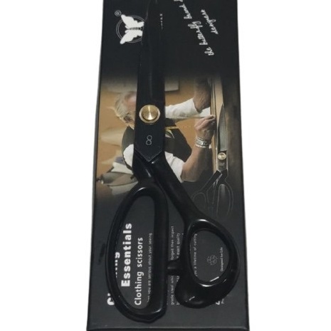 

Terlaku.../ Gunting Bahan Kain Butterfly Baja Hitam 8 / 9 / 10 Inch