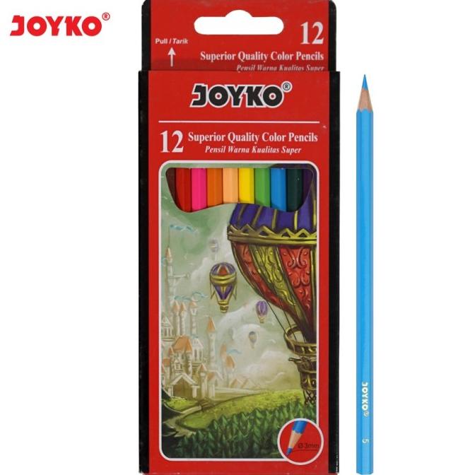 

Pensil Warna Joyko 12 Warna Panjang CP-12PB sellanorimart