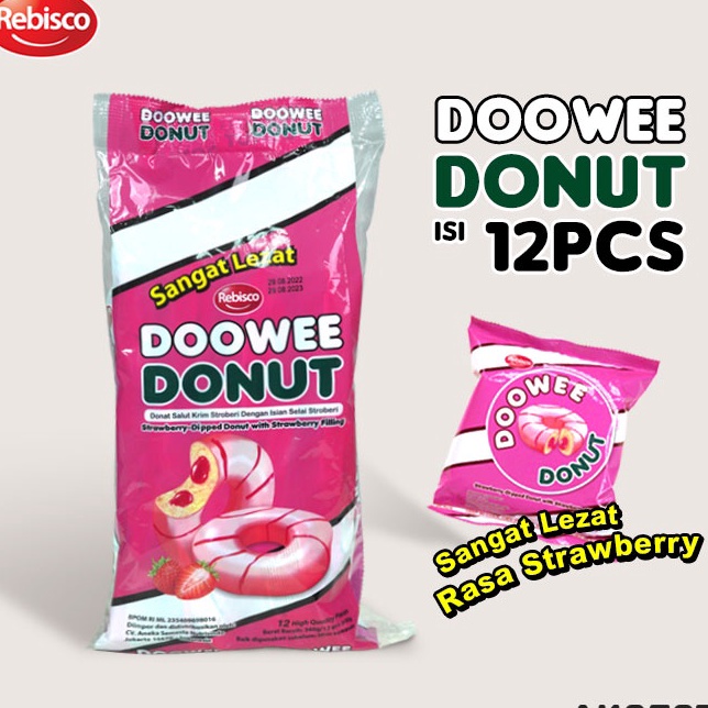 

✨Terbaru✨ Doowee Donut Strawberry buruan