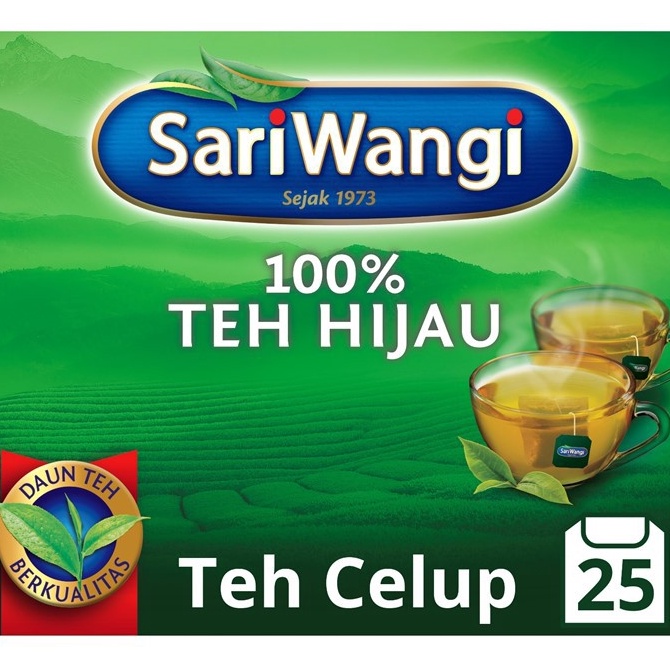 

>V44859) Sariwangi Teh Hijau Celup isi 25