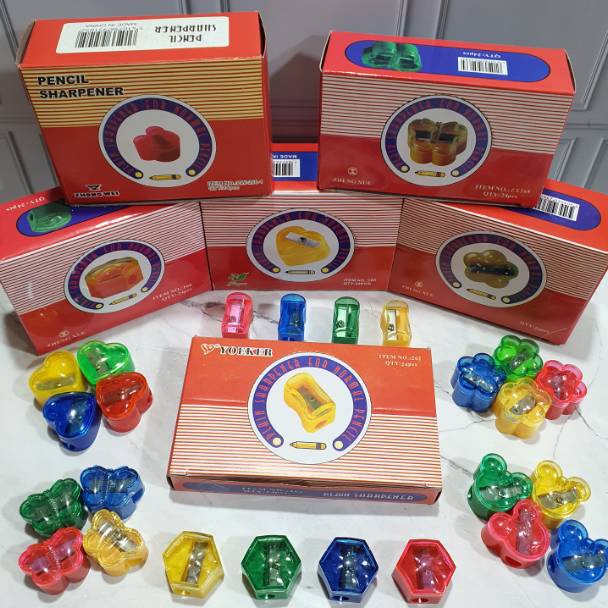 

Free Ongkir/ Serutan murah (1box=24pc)/serutan lucu/serutan fancy/rautan murah/sharperner/serutan warna