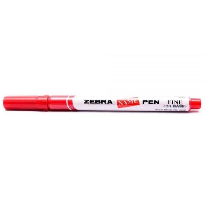 

OHP SPIDOL NAMEPANE FINE ZEBRA RED