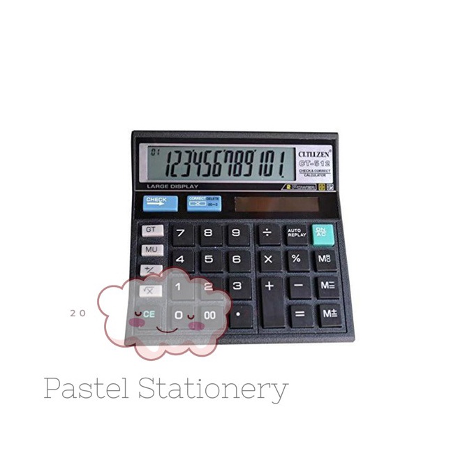 

Kirim Langsung.. Calculator Pasar Citizen 12 Digit CT-512 - Kalkulator Citizen 512 81