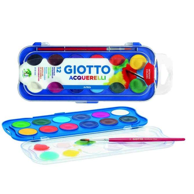 

CAT AIR / GIOTTO WATERCOLOR BLOCKS 30MM 12 COLOR BANTEX