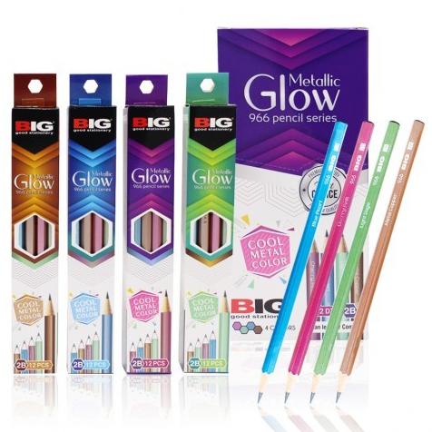 

PENSIL 2B METALICK GLOW 966 BIG - PCS