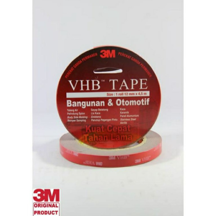 

Paling Popular.. 3M VHB 12 DOUBLE TAPE 12 MM x 4.5 M GD6