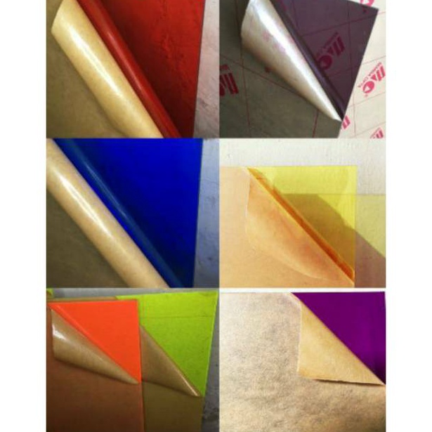 

Ready stock.. Acrylic/akrilik lembaran 2mm/akrilik warna transparan ukuran A4/mika Rayben.(21x30cm) WRA