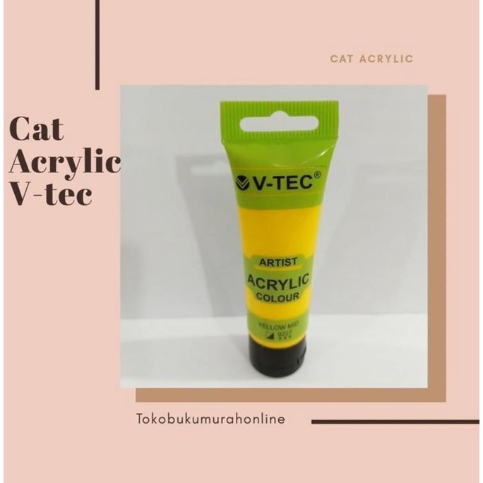

CAT ACRYLIC/ ACRYLIC COLOUR VT-930A/35 ML V-TEC - 9227 YELLOW MID