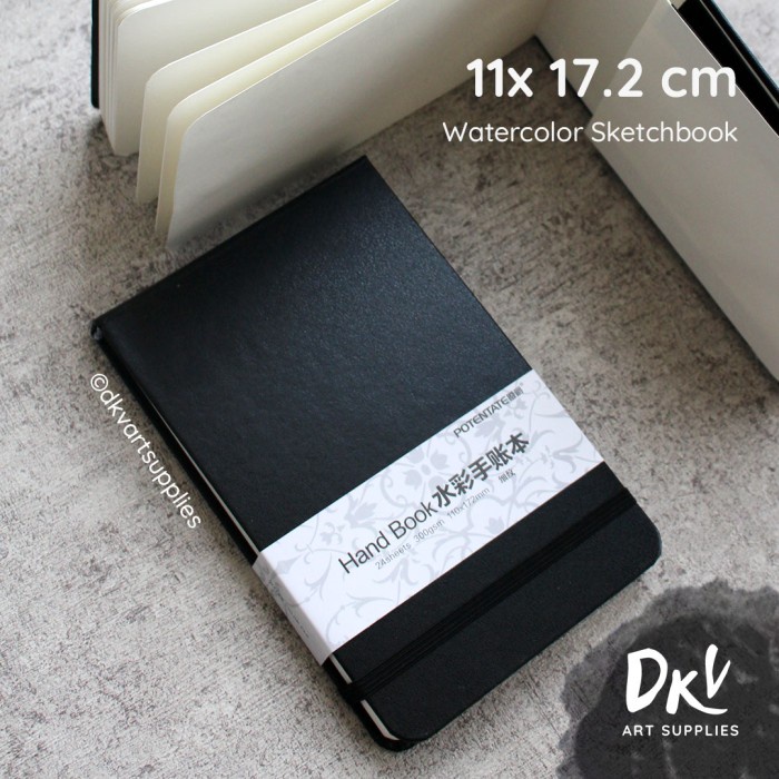 

Terlaris Watercolor Sketchbook Potentate 11X17.2Cm Handbook Buku Sketsa