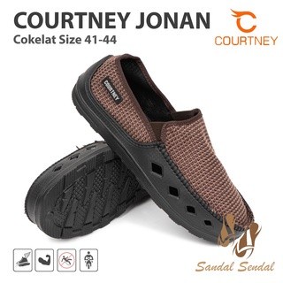 Terlaris Sepatu Ardiles Courtney Jonan - Fashion Casual Pria - Abu-Abu, 41