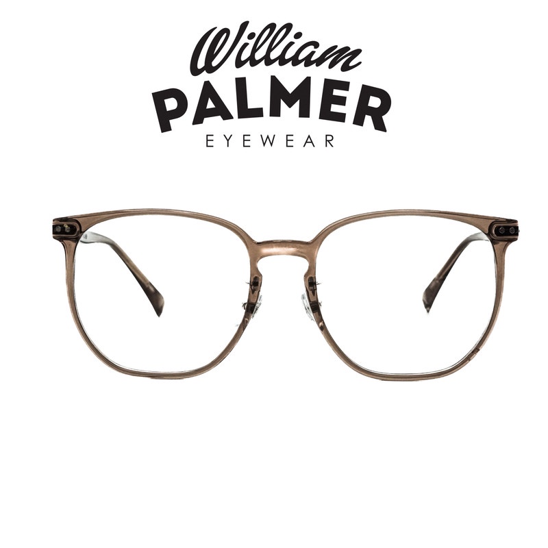 William Palmer Kacamata Pria Wanita Shell 72061 C5 Brown