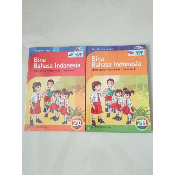 

bina bahasa Indonesia 2a 2b dapat semua original