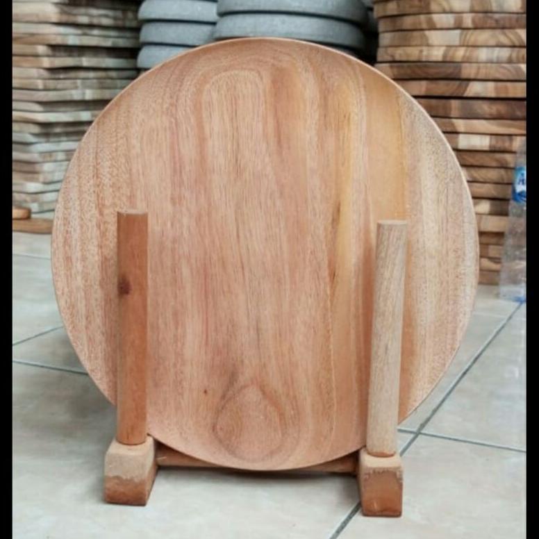 Rak Piring Kayu / Tempat Piring Kayu - Peralatan Dapur Kayu