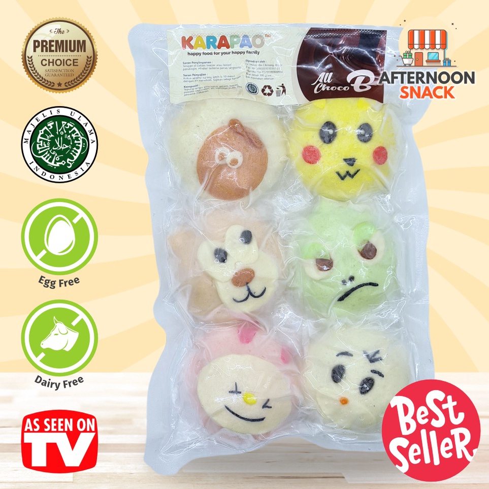 

Model Terkini✲ AHQJK KARAPAO Paket ALL CHOCO Bakpao Karakter Coklat Frozen Karakter Manis Cemilan Jajanan Hits Kekinian G97 ➝Jual