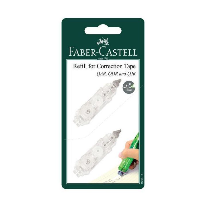 

Seller Refill Correction Tape Faber Castell QJR-506/QAR-506/QBR-506/QDR-506 ID7