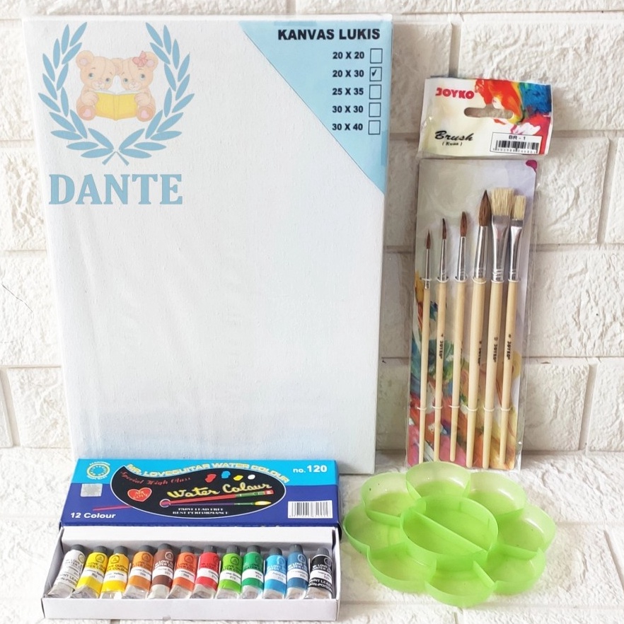 

Model baru PAKET MELUKIS SET Kanvas 30x40 Kuas Palet WIY