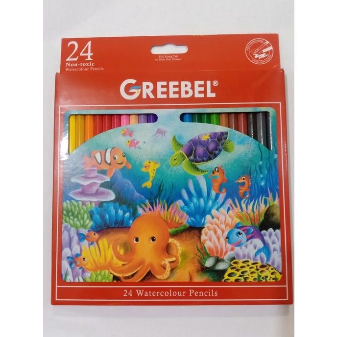 

Pensil Warna GREEBEL 24 Warna Panjang Watercolour 8024 sellanorimart
