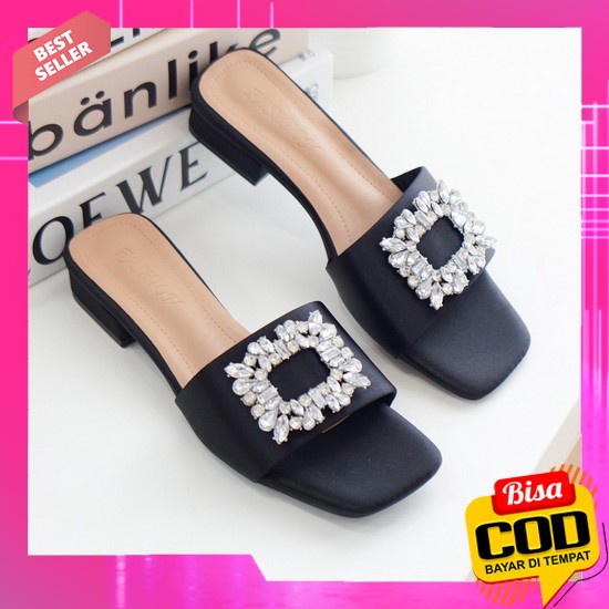 High Heels Wanita Kondangan Highheels Terbaru 2023 Heel Cewek Remaja K Sandal Hak 3Cm Wanita Sandal