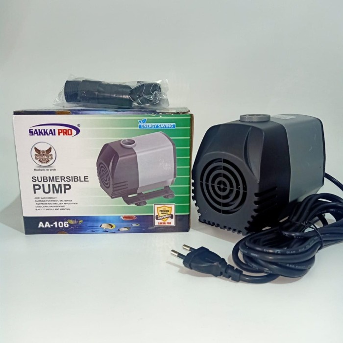 Submersible Pump AA-106 Sakkai Pro Pompa Air Aquarium Celup Water Pump