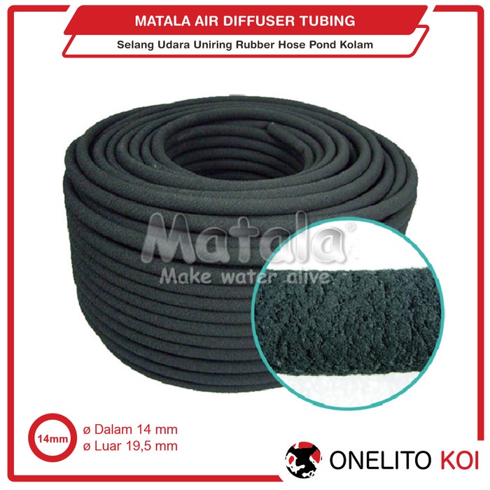 Matala Air Diffuser Tubing Selang Udara Uniring Rubber Hose Pond Kolam
