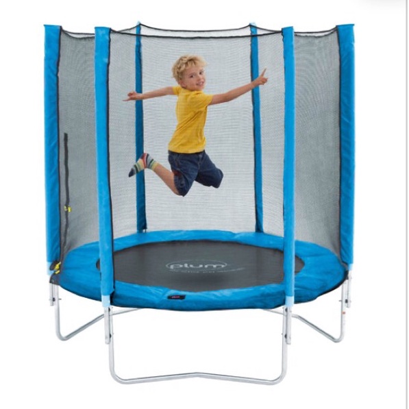 Terlaris Trampoline (Plum Junior Trampoline And Enclosure 4.5Ft Dengan Jaring)
