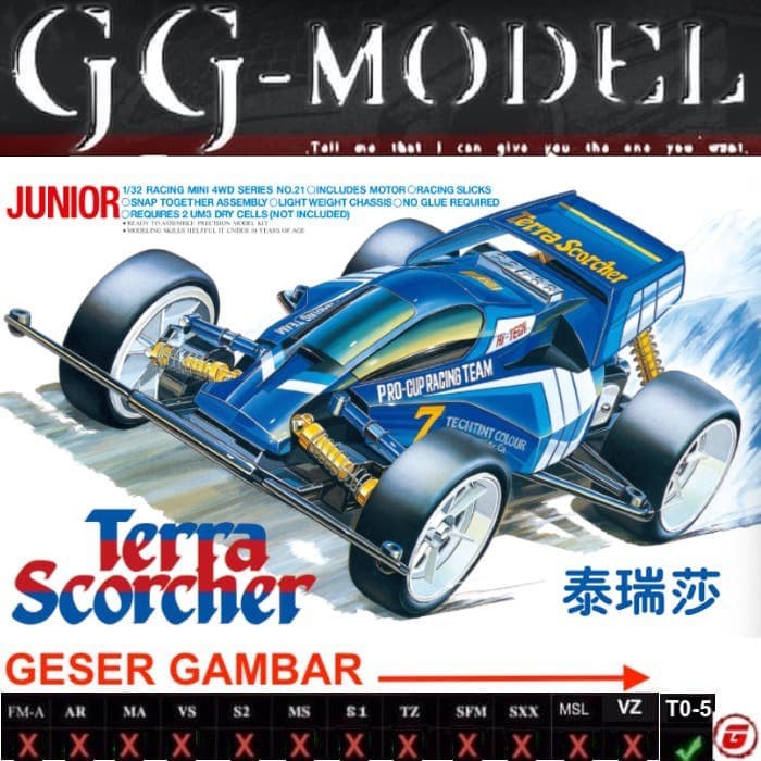 MUST HAVE REP TAMIYA 18021 TERRA SCORCHER JR RZ TERMURAH