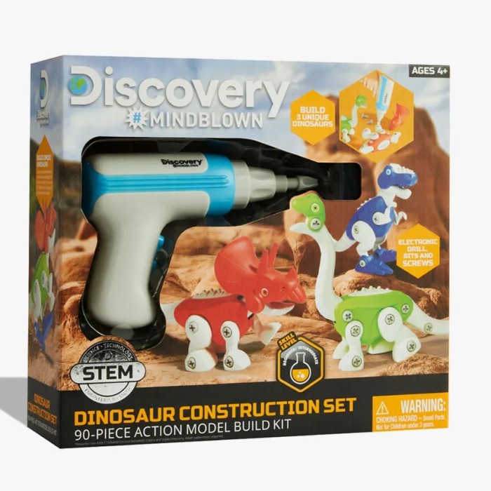 Discovery MindblownDinosaur Construction Set 90pcs Model Build Kit
