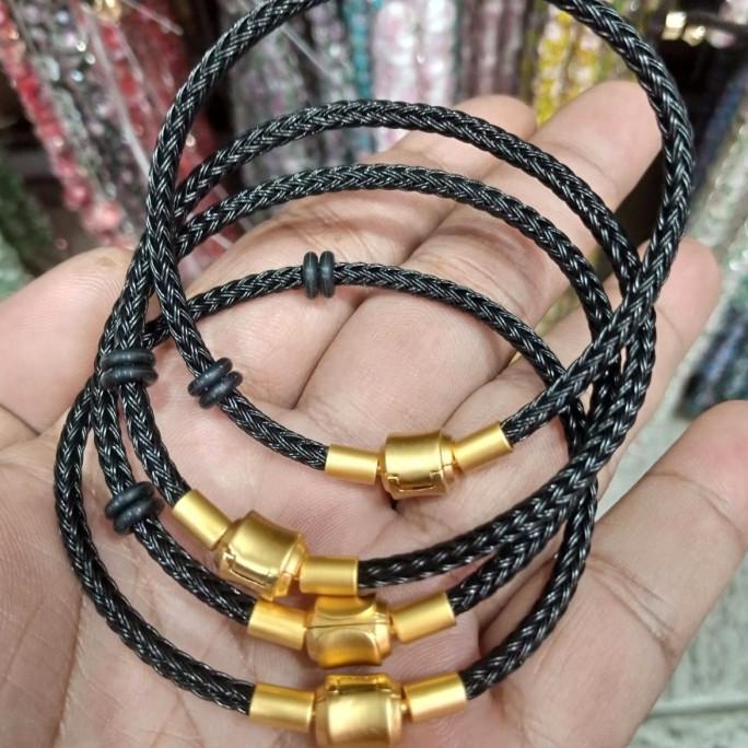 Gelang Tali Kawat Magnet Pandora Waterproof