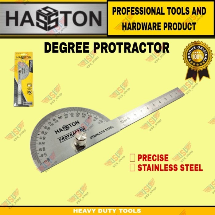 

Terlaris Hasston Prohex Busur Derajat / Degree Protractor / Penggaris Busur