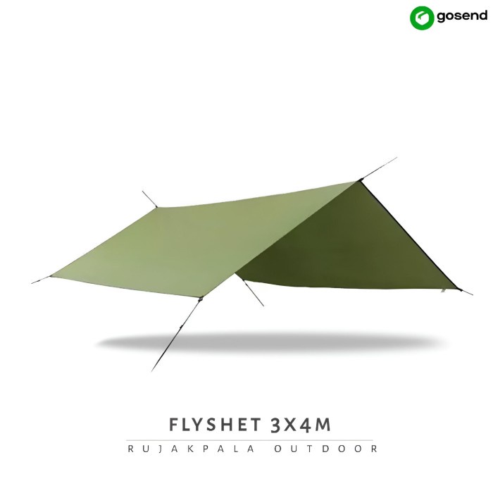 flyset 3x4 waterproof tenda